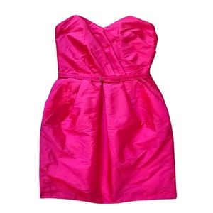 NWT Alexia Admor Pink Strapless Cocktail Party Valentine’s Day Dress Size Small